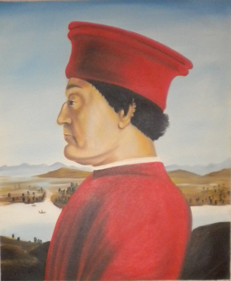 store falso d'autore Federico da Montefeltro di Piero Della Francesca